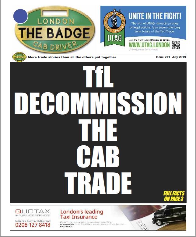 The Badge July Issue - London Cab Drivers Club